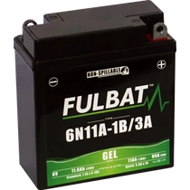 Fulbat GEL 6N11A-1B/3A 6V 11,6Ah 90A motorkerékpár akkumulátor
