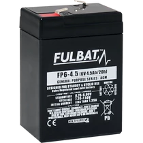 Fulbat General Purpose 6V C20/4,5Ah VRLA akkumulátor