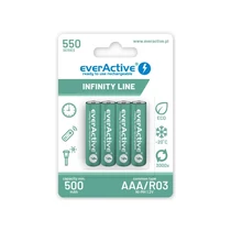 everActive AAA 550 mAh tölthető elem - 4db