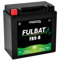 Fulbat GEL YB9-B 12V 9,5Ah 115A motorkerékpár akkumulátor