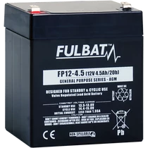Fulbat General Purpose 12V C20/4,5Ah VRLA akkumulátor T1