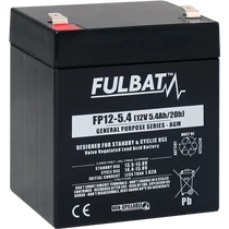 Fulbat General Purpose 12V C20/5,4Ah VRLA akkumulátor T1
