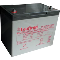 Leaftron 12V 75Ah VRLA