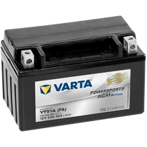 Motor Akkumulátor Varta Powersports AGM Active YTX7A-4  12V 6Ah 90A bal+ gyárilag üzembehelyezett (506909009A512)