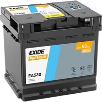 Exide Premium 12V 53Ah 540A jobb+ Autó Akkumulátor (EA530)