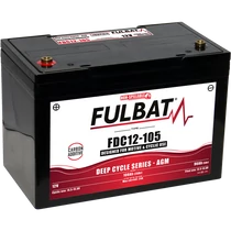 Fulbat Deep Cycle AGM Carbon 12V C5/96Ah C20/108Ah meghajtó akkumulátor