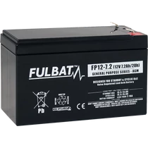 Fulbat 12V 7.2Ah T1 szünetmentes tápegység akkumulátor (UPS)