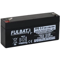 Fulbat General Purpose 6V C20/3,2Ah VRLA akkumulátor