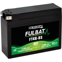 Fulbat GEL YT4B-BS 12V 2,4Ah 40A motorkerékpár akkumulátor