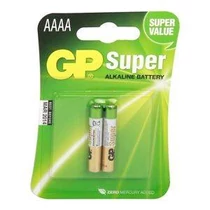 GP Super Alkaline LR61/AAAA 1,5V elem - 2db