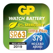 GP Silver Oxide 379/SR63/SR521 1,5V gombelem - 5db