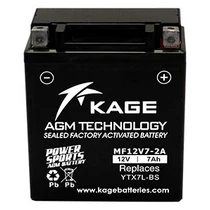Motor Akkumulátor KAGE AGM MF YTX7L-BS (MF12V7-2A) 12V 6Ah 95A gyárilag üzembehelyezett