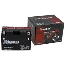 Novelbat AGM YT9B-BS 12V 7,5Ah 80A motorkerékpár akkumulátor