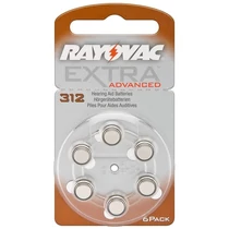 Rayovac V312 1,45V hallókészülék elem - 6db