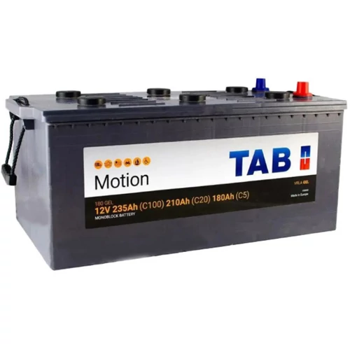 TAB Motion GEL C20/235 C5/180 Ah GEL akkumulátor 700 ciklus