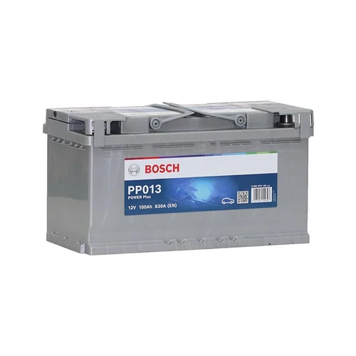 Autó Akkumulátor Bosch Power Plus 12V 100Ah 830A jobb+ (0092PP0130)