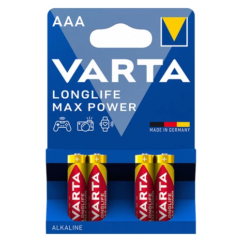 Varta Longlife Max Power LR03/AAA elem - 4db