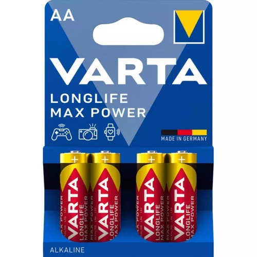 Varta Longlife Max Power LR6/AA elem - 4db