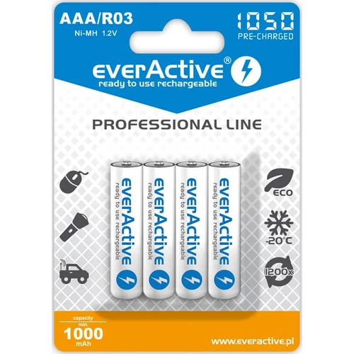 everActive AAA 1050 mAh tölthető elem