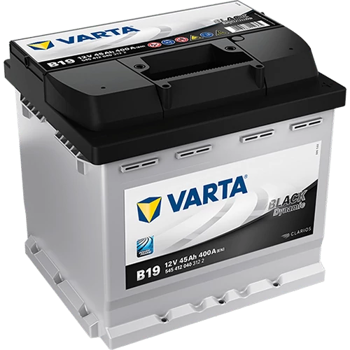 Varta Black Dynamic 12V 45Ah 400A Jobb+ autó akkumulátor (B19) - 545412 