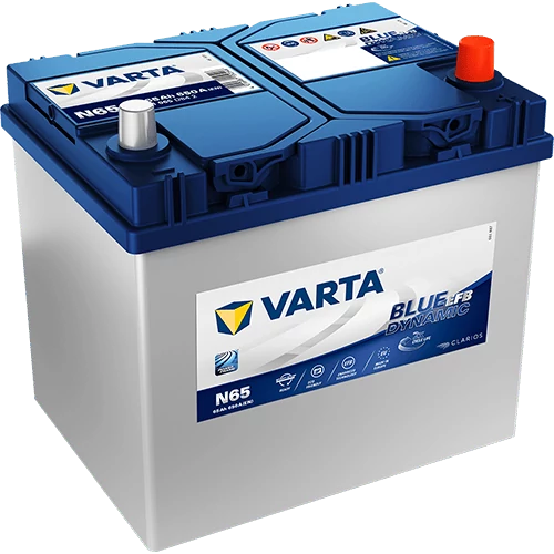 Varta Blue Dynamic (EFB) 65Ah 650A Asia J+ akkumulátor
