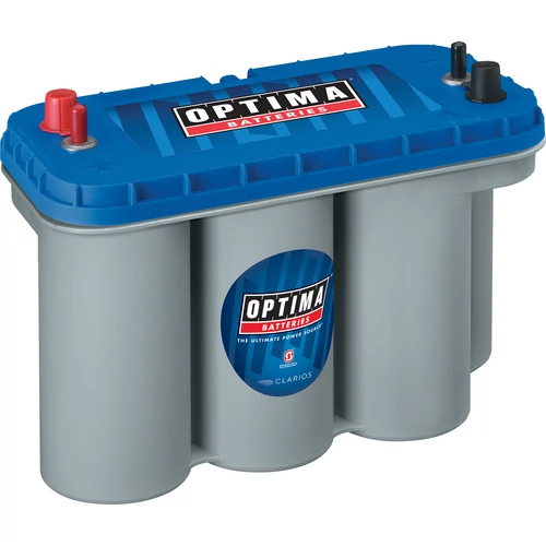 Optima Blue Top 12V 75Ah 975A DC-5.5 Spirálcellás Ciklikus Hajó és Lakóautó Akkumulátor (8521880008882)