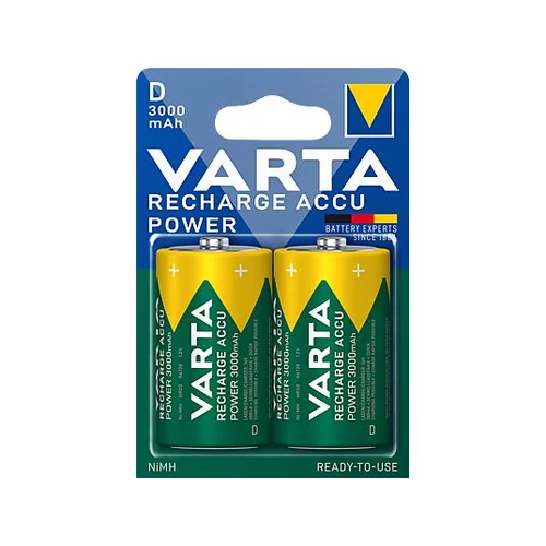 Varta Rechargeable Accu D 3000 mAh tölthető elem - 2db