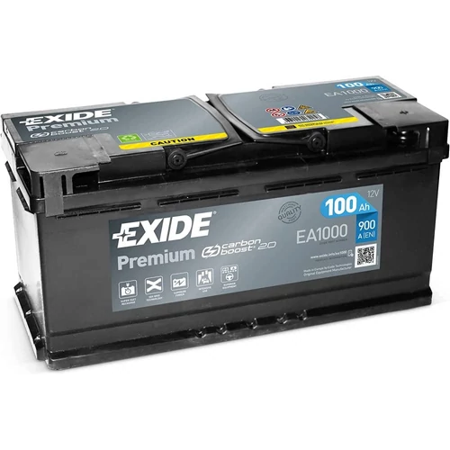 Exide Premium 100Ah 900A Jobb+ Autó Akkumulátor (EA1000)