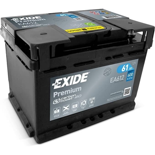 Exide Premium 61Ah 600A J+ akkumulátor