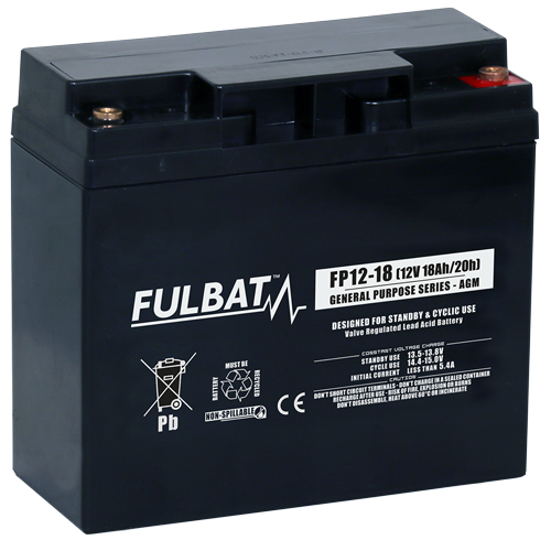 Fulbat 12V 18Ah VRLA akkumulátor T12