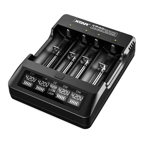 XTAR VP4C akkumulátor töltő