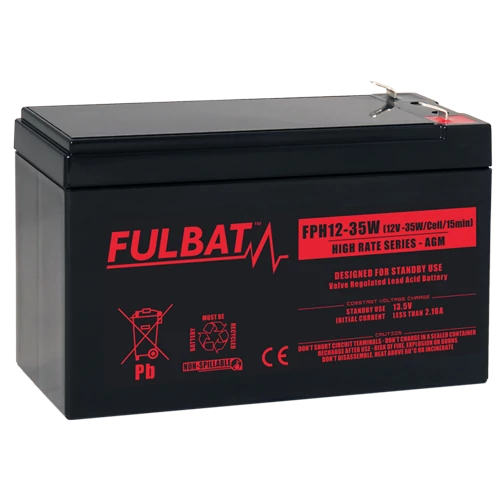 Fulbat High Rate 12V 9Ah VRLA szünetmentes tápegység akkumulátor (UPS)