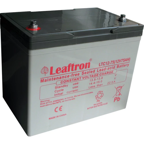 Leaftron 12V 75Ah VRLA