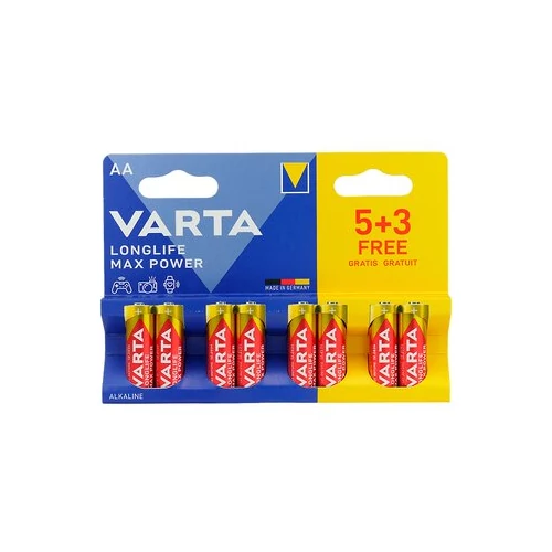 Varta Longlife Max Power LR6/AA elem 5+3 - 8db