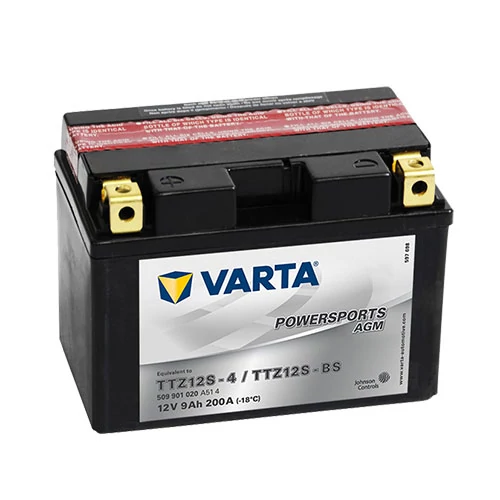 Motor Akkumulátor Varta Powersports AGM YTZ12S-BS  12V 9Ah 200A bal+ (509901020A514)