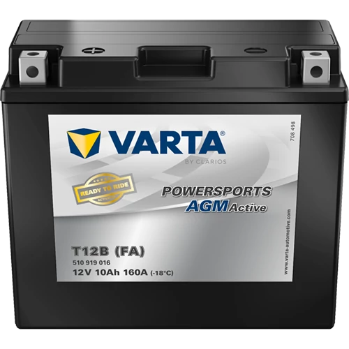 Varta motorakkumulátor Powersports AGM Active YT12B-4 / YT12B-BS