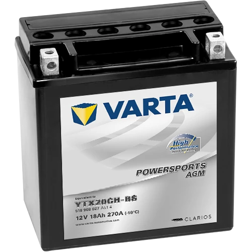 Motor Akkumulátor Varta Powersports AGM YTX20CH-BS  12V 18Ah 270A bal+ (518908027A514)