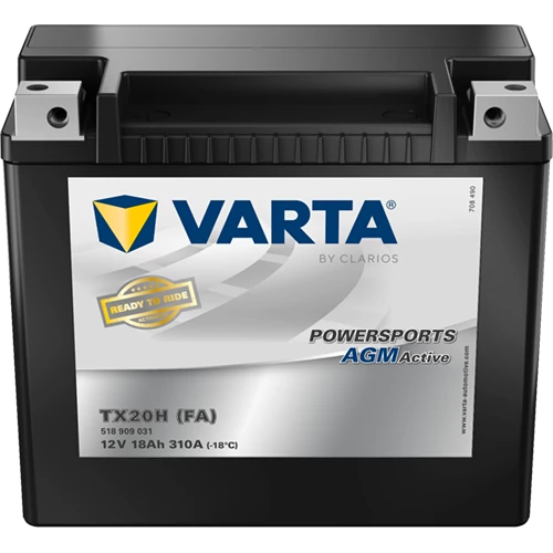 Varta Powersports AGM Active YTX20H motorakkumulátor