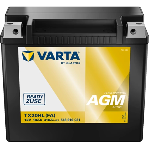 Varta Powersports AGM Active YTX20HL motorakkumulátor