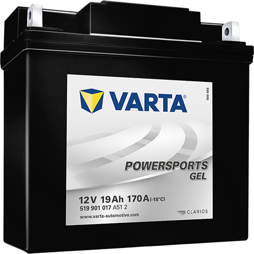 Varta Powersports GEL 519901  12V 19Ah 170A jobb+ motorakkumulátor (519901017A512)