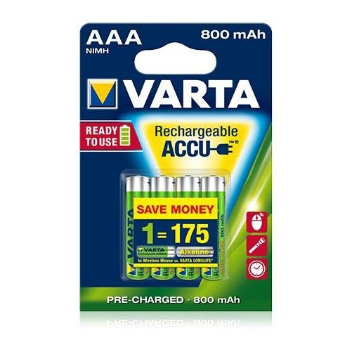 Varta Rechargeable Accu AAA 800 mAh tölthető elem