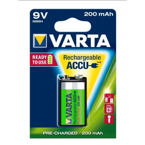Varta Rechargeable Accu 9V 200 mAh tölthető elem