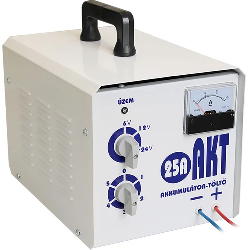 AKT25 6V-12V-24V 25A akkumulátor töltő