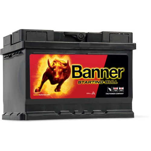 Banner Starting Bull 12V 55Ah 450A jobb+ Autó Akkumulátor (55519)