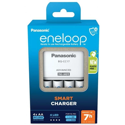 Panasonic Eneloop töltő 7 órás + 4x2000 mAh