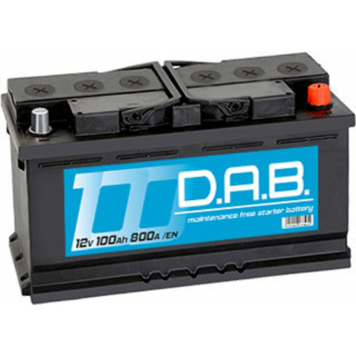 DAB 12V 100Ah 800A jobb+ akkumulátor