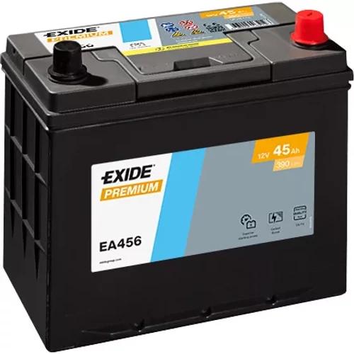 Exide Premium 45Ah 390A Jobb+ Akkumulátor (EA456)