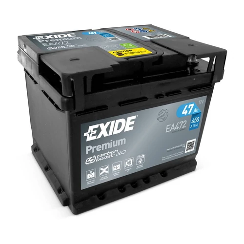 Exide Premium  47Ah 450A Jobb+ akkumulátor