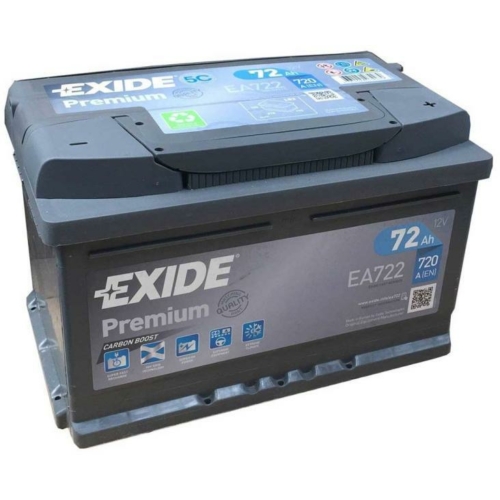 Exide Premium 72Ah 720A J+ akkumulátor