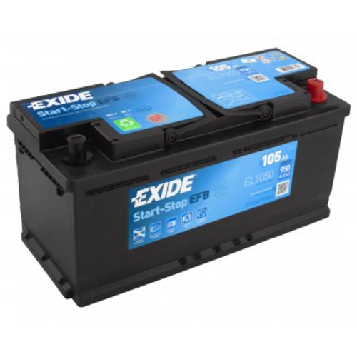 Exide AGM 105Ah 950A akkumulátor (EK1050)